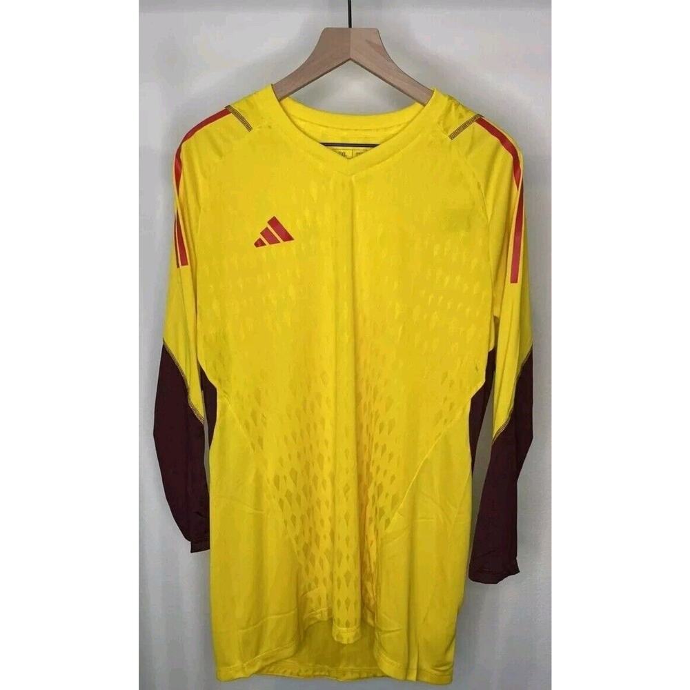 Adidas Tiro 23 Pro LS Goalkeeper Soccer Jersey Slim Fit‎ HK7662 $120 Sz M NWT
